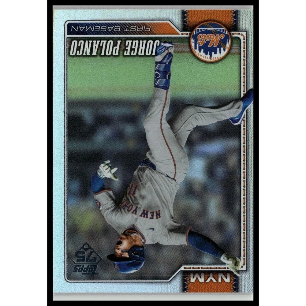 2026 Topps Jorge Polanco #676 New York Mets Rainbow Foil